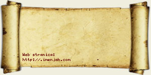 Kristina Odalović vizit kartica